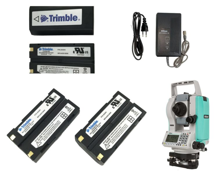 Side by side Nikon N Series 2″ Total Station